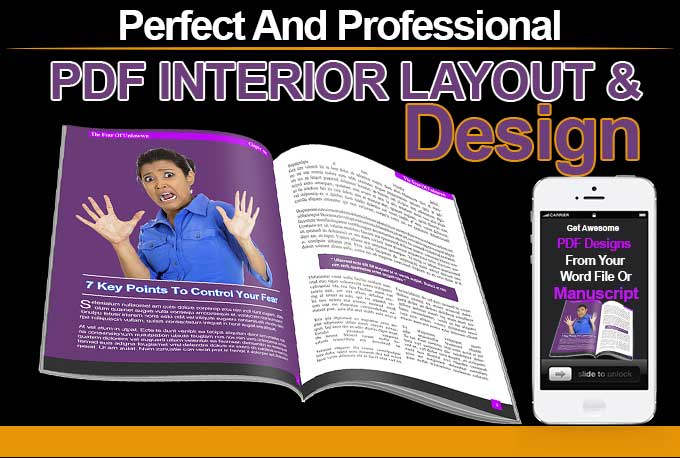 I will design PDF ebook layout or ebook interior design