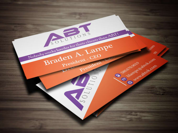 I will design professional business card