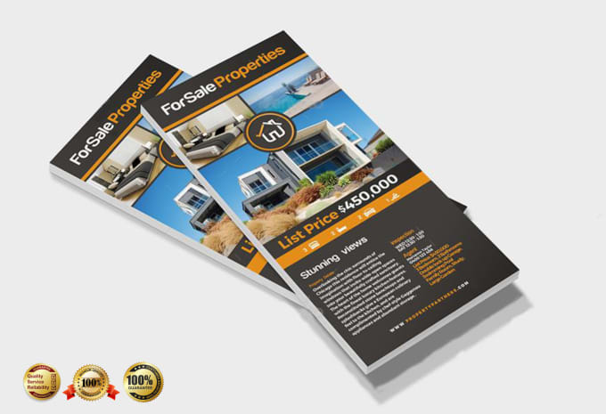 I will design professional rack card or dl flyer