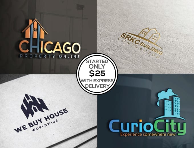 I will design real estate logo design