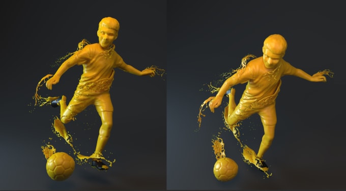 I will design realistic 3d character