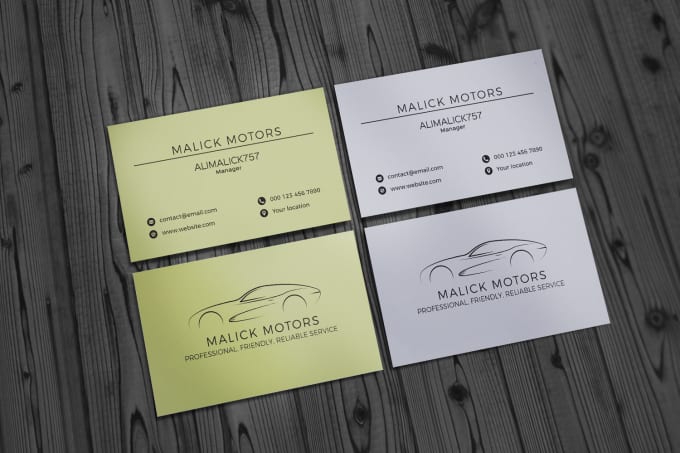 I will design unique and attractive business card