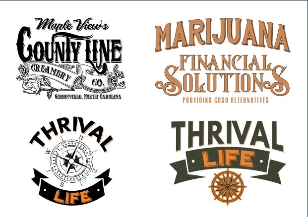 I will design vintage, modern logo