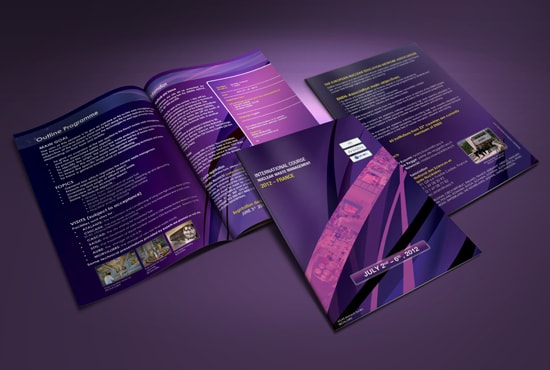 I will do a bifold or trifold brochure design