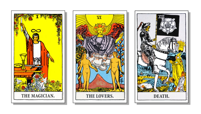 I will do a past present future tarot card reading