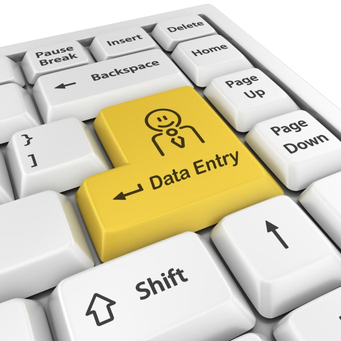 I will do any data entry work