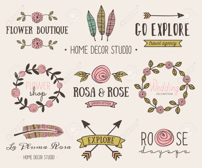 I will do Artistic Feminine Logo Designs