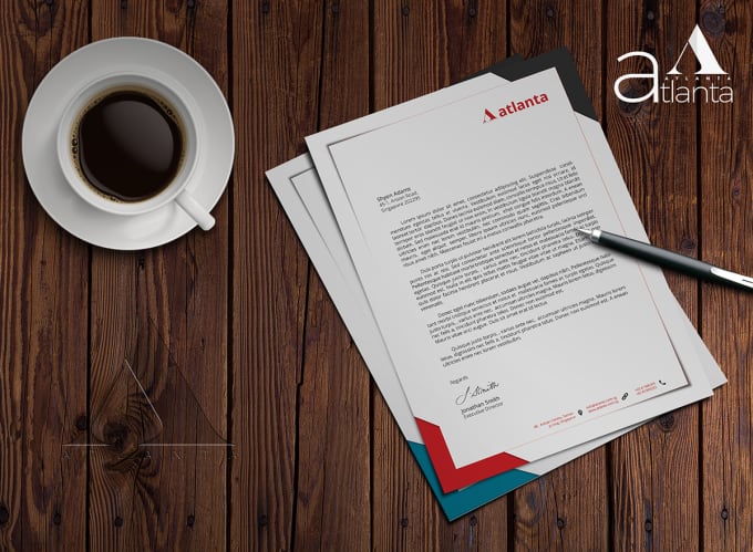 I will do editable custom letterhead word template