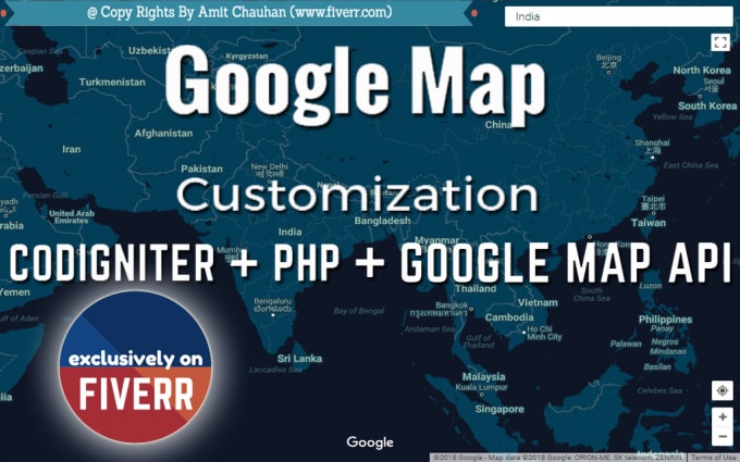 I will do google map customization in PHP codeigniter