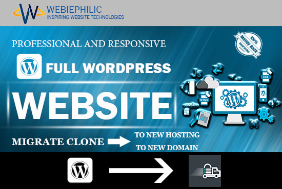 I will do wordpress clone, copy or transfer your wordpress website