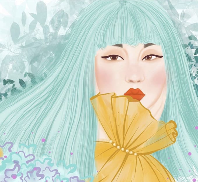 I will draw fashion beautiful illustration