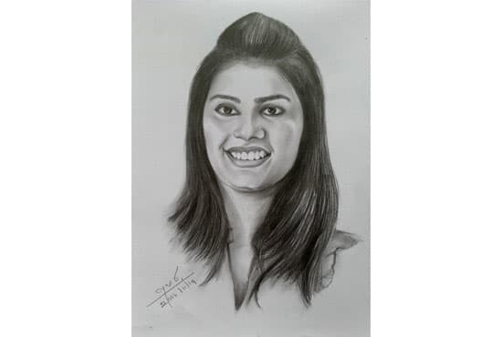 I will draw your REALISTIC pencil portrait