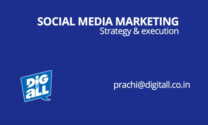 I will end to end social media marketing strategy and execution