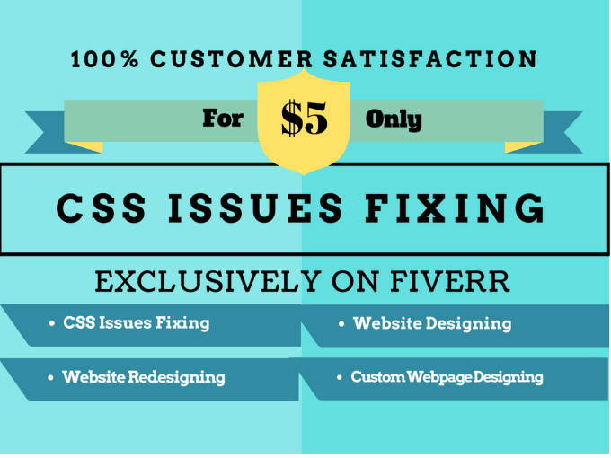 I will fix issues in css and customize your webpage