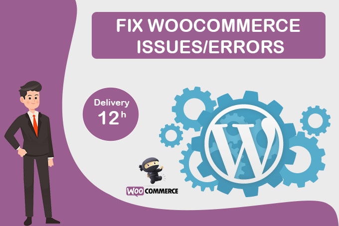 I will fix woocommerce errors or issues