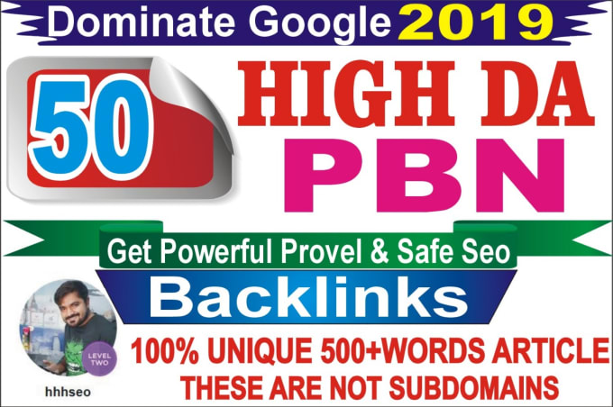 I will make da 50 pbn backlinks