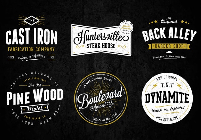 I will professional badge logo design