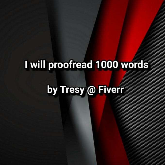 I will proofread 1500 words article for you