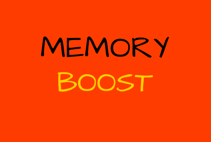 I will super boost your memory