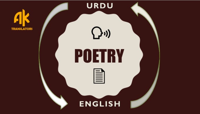 I will translate urdu poetry to english and vice versa