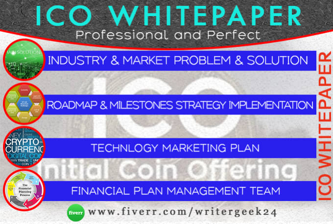 I will write excellent blockchain ico whitepaper, cryptocurrency