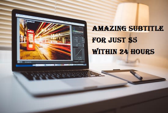 I will add subtitle or closed captions to your videos