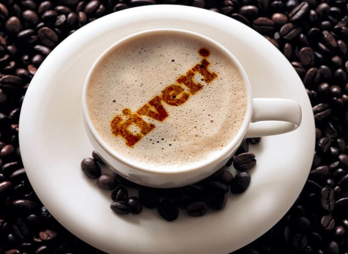 I will add your logo or text in 4 coffee cups mockups