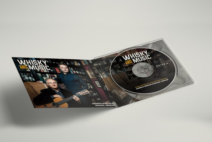 I will create 4 or 6 panel digipak or cd wallet for your album