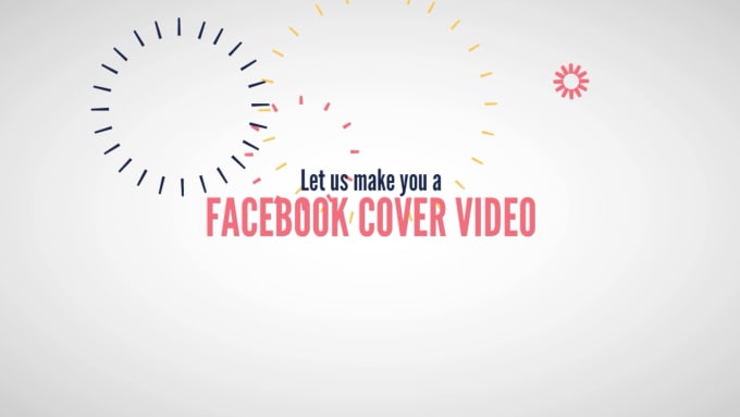 I will create an eye catching facebook cover video