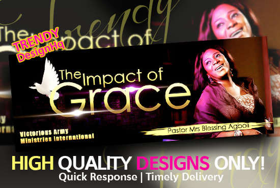 I will create attractive  church banner designs