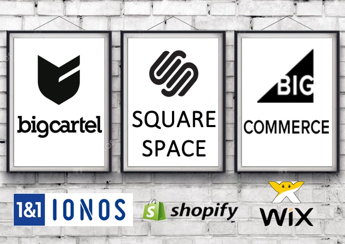 I will create bigcartel ionos bigcommerce  squarespace websites
