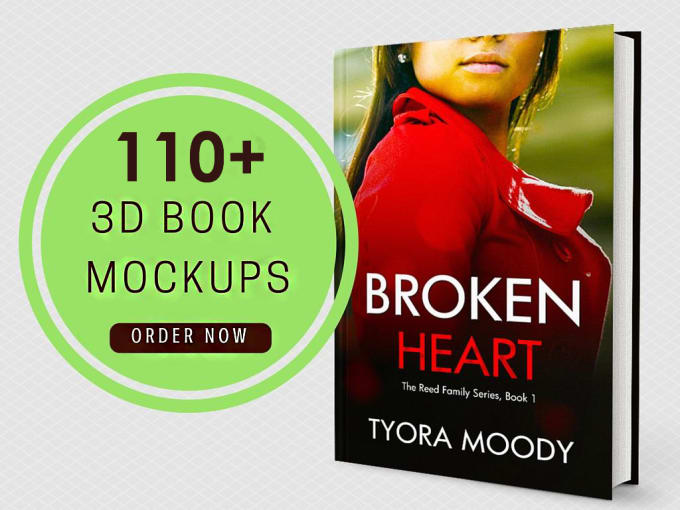I will create book cover mock up 3d book cover mock ups