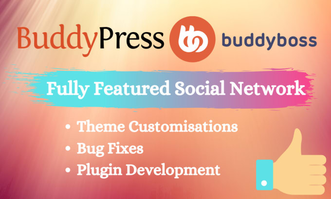 I will create customise and fix your social networking site with buddypress