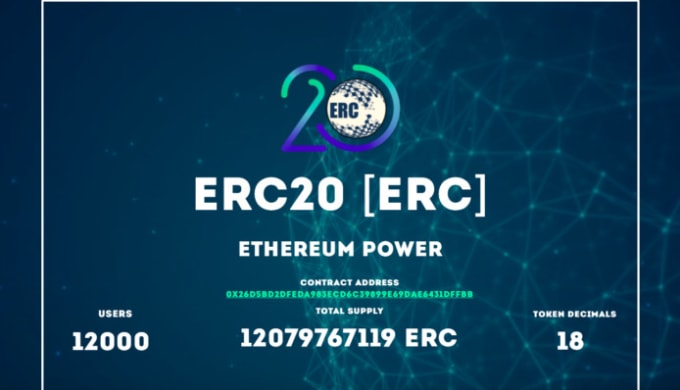 I will create erc20 token on eth