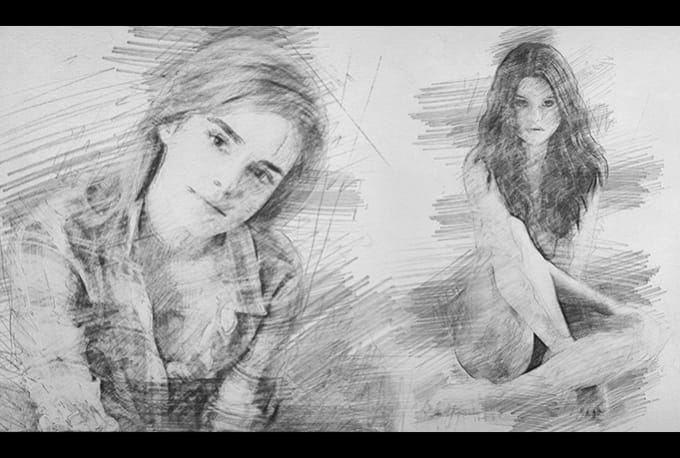 I will create PENCIL Sketch Art of your portrait