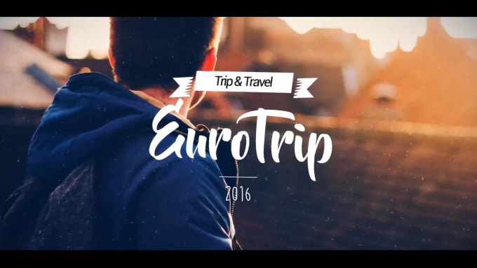 I will create travel photo slide show