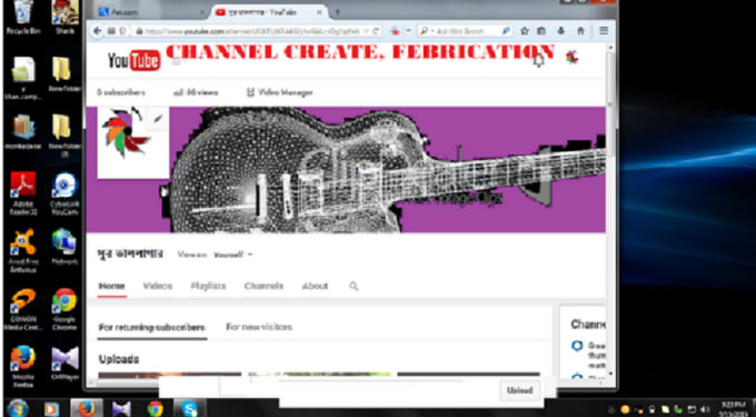 I will create youtube channel and marketing