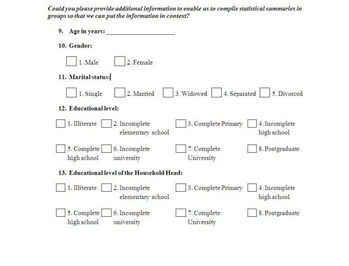 I will design a questionnaire for surveys