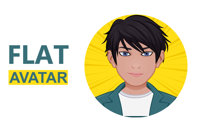 I will design an awesome flat avatar of you
