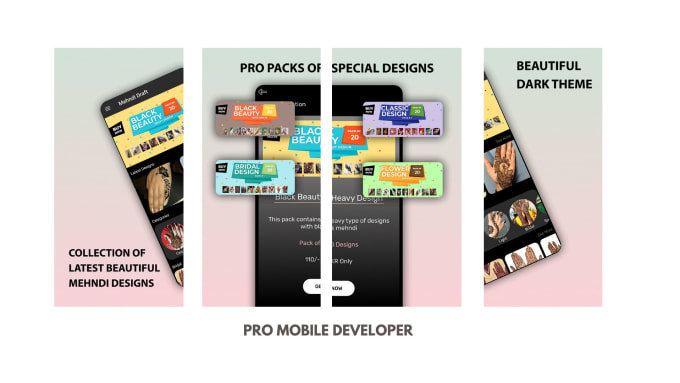 I will design and develop android apps in android studio