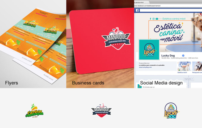 I will design flyers, business cards or social media covers