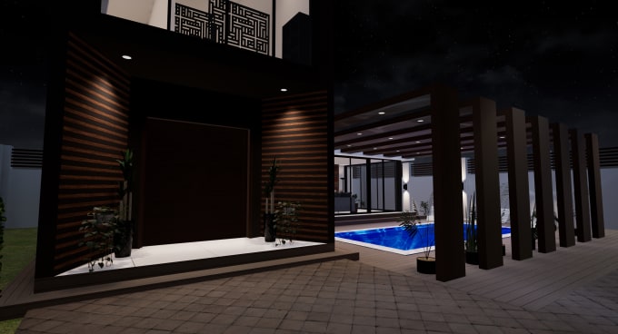 I will design, model architectural visualization in unreal engine 4