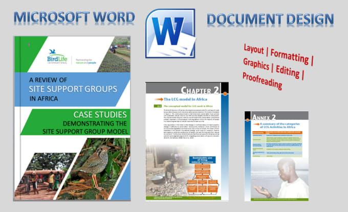 I will design word doc into a magical masterpiece