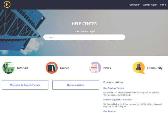 I will design your zendesk help center guide