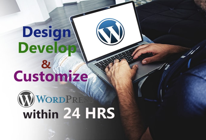 I will develop customize responsive wordpress website in a day