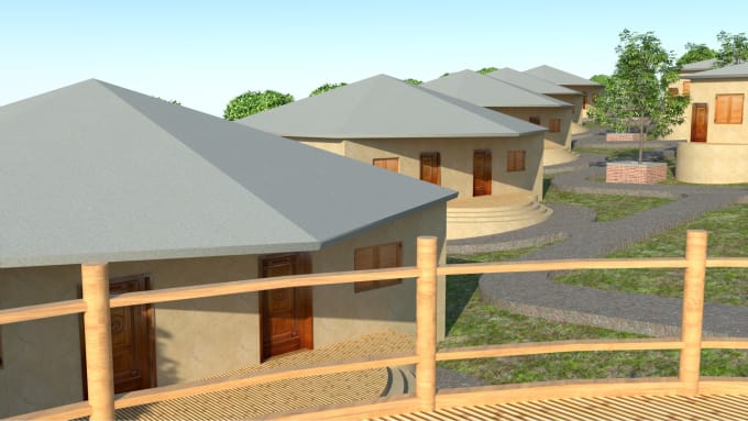 I will do 3D Interior and Exterior Visualization