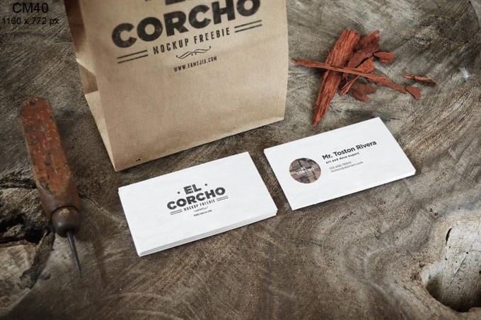 I will do 5 Realistic Mockups of your Business Card