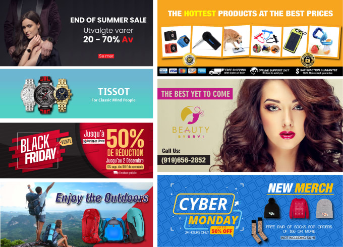 I will do an attractive shopify header, banner in 12 hours