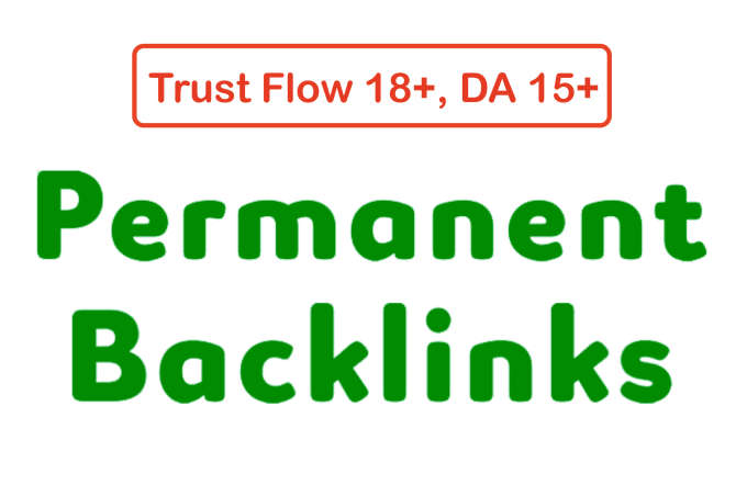 I will do permanent contextual SEO backlinks high tf and da