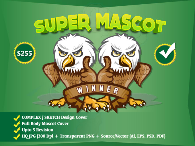 I will do stunning mascot logo